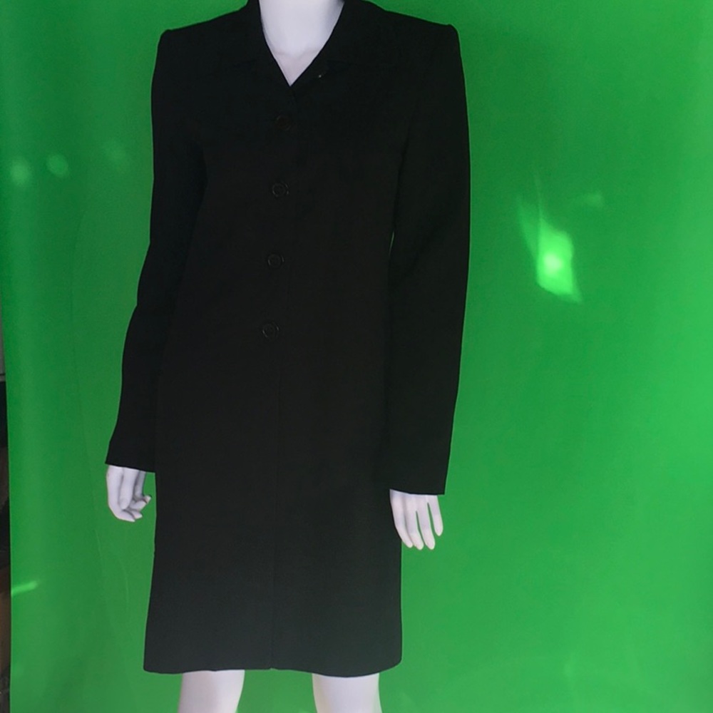 Powerline Black Trench Coat